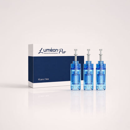 Luméon Pro_14-Pin Microneedle Cartridges (10EA/Box) & Protective Sleeve (10EA)